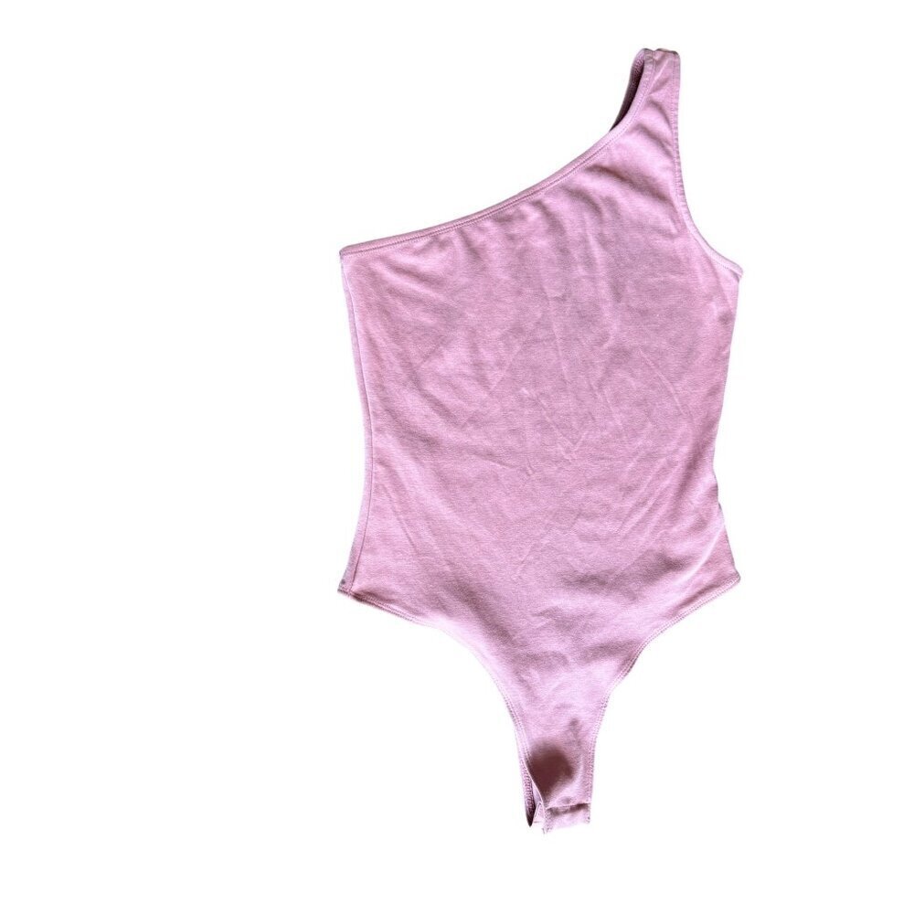Shein Women's Rose Pink Cold Shoulder Body Suit - Picture 3 of 6